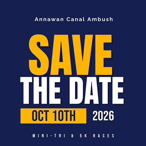 Save the date: October 10 mini-tri and 5k races